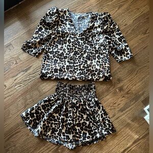 Karlie Cheetah Top SZ L